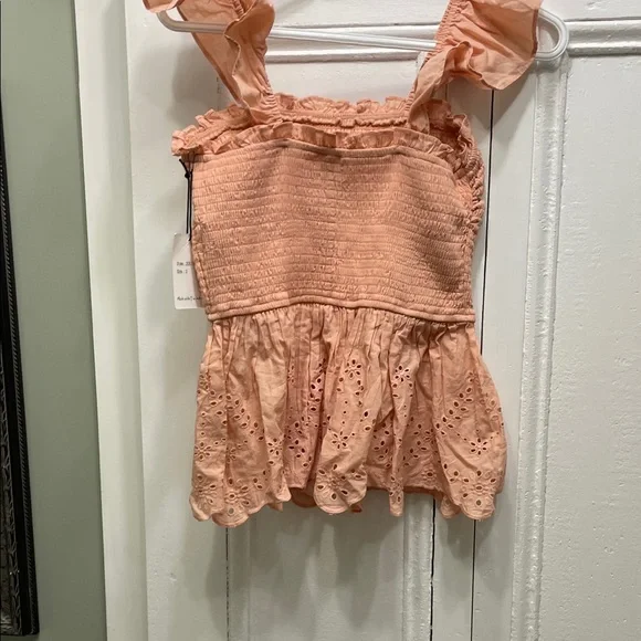 Japna Peach Ruffle Tank Top - Picture 6 of 7